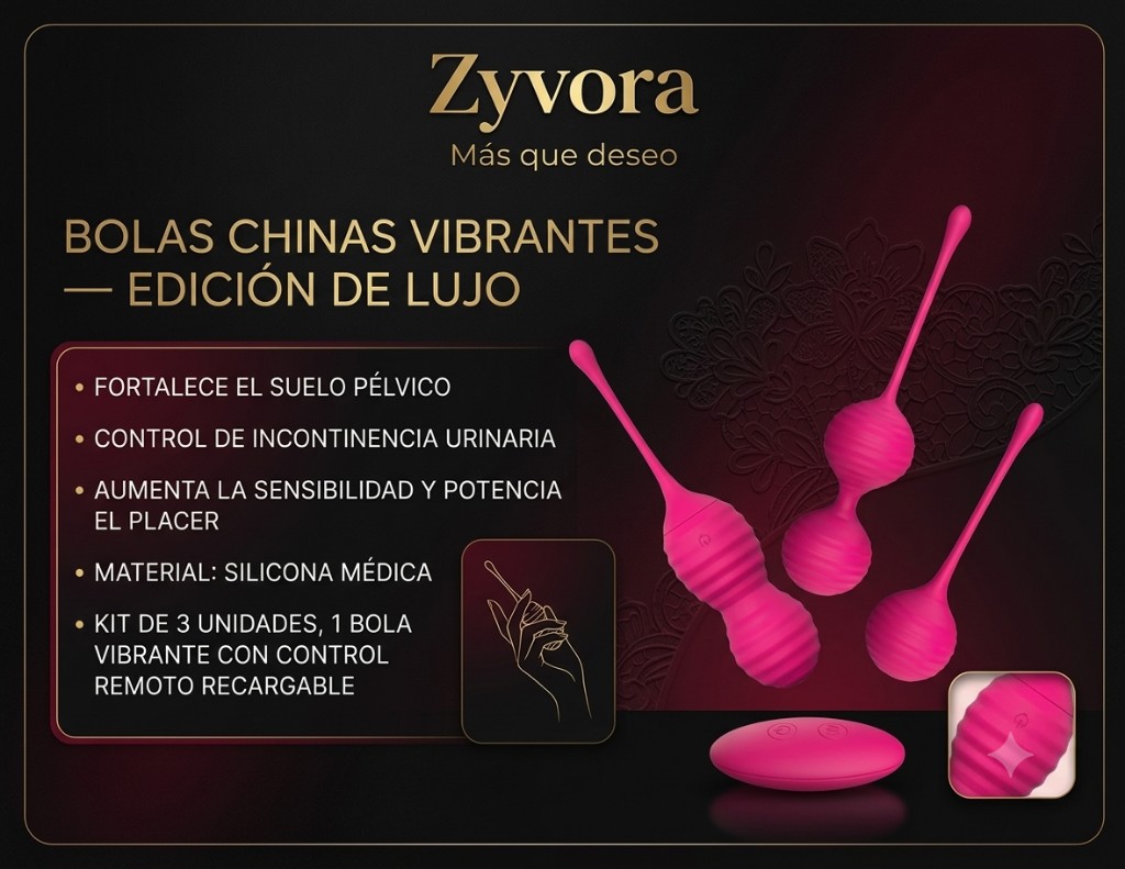 Bolas chinas vibración 3pc