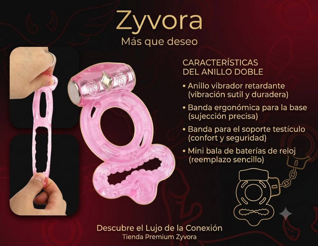 Anillo vibrador Doble