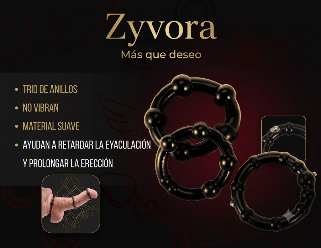 Trio de anillos negros