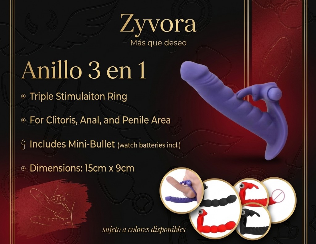 Anillo 3 en 1