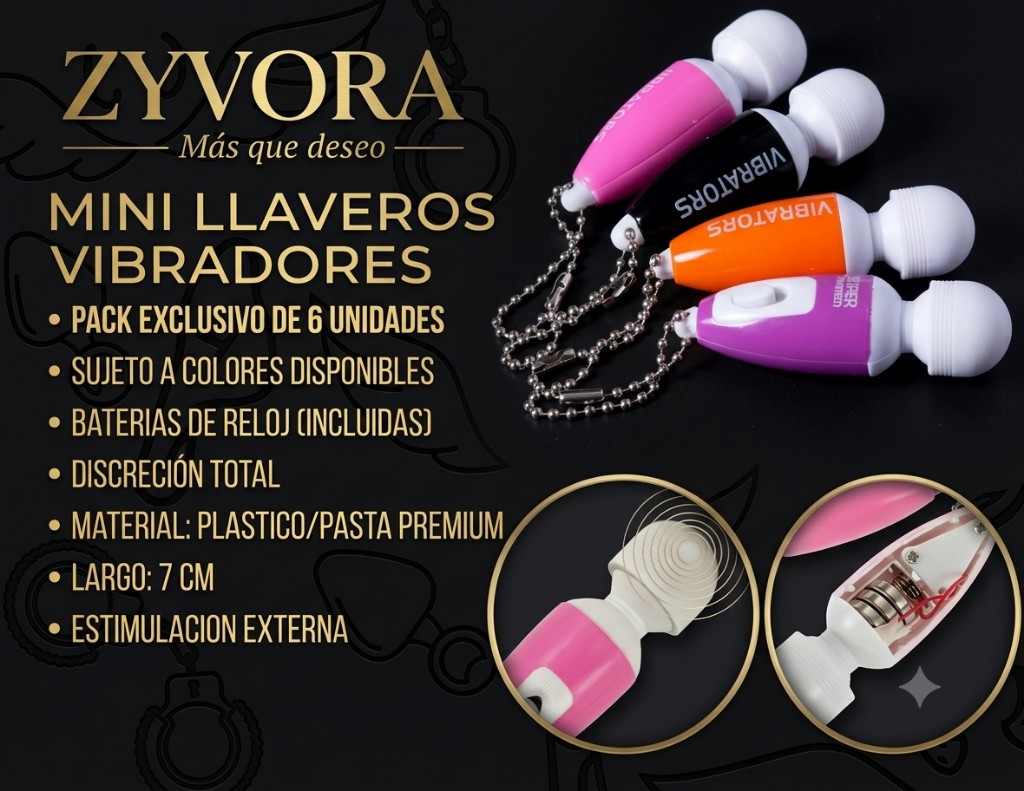 Mini llavero vibrador