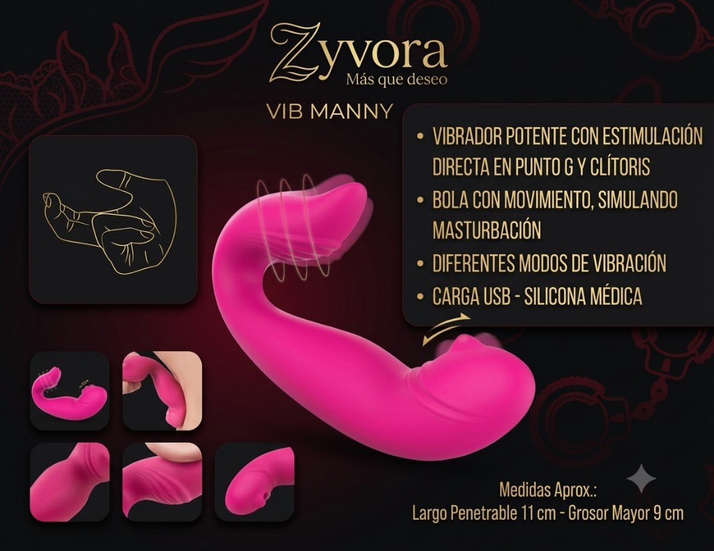 Vib Manny vibrador rosa