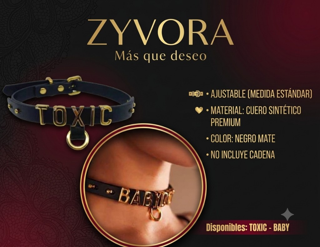 Toxic collar negro