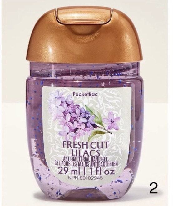 Bath & Body Works Fresh Cut Lilacs gel antibacterial