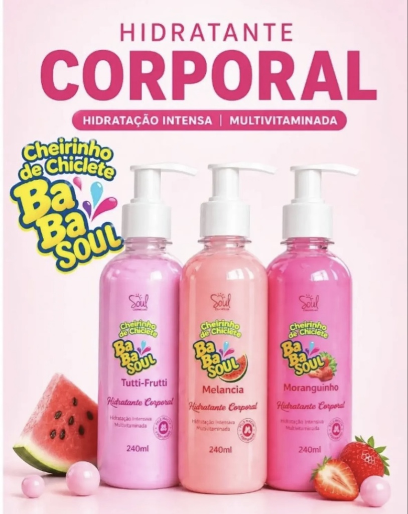 Hidratante corporal Baba Soul Tutti-Frutt