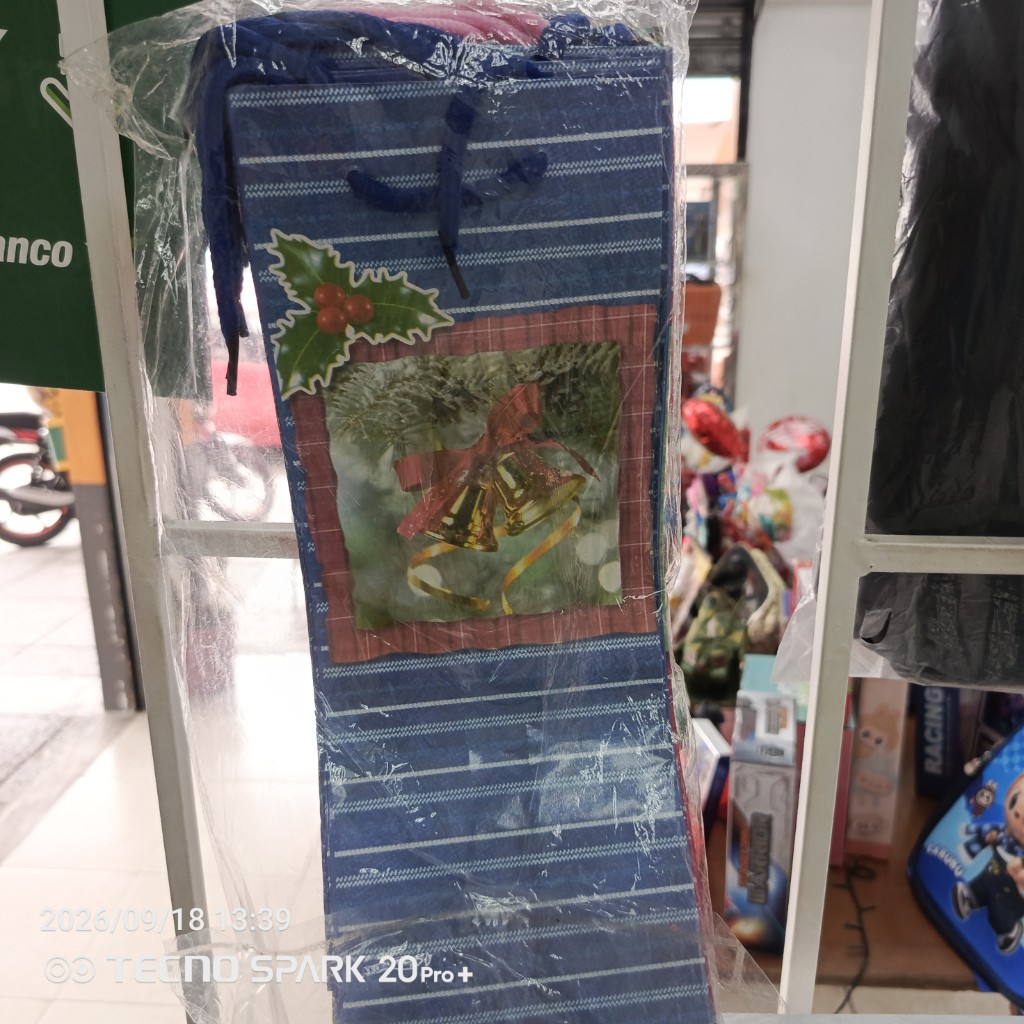 FUNDA DE REGALO BOTELLA