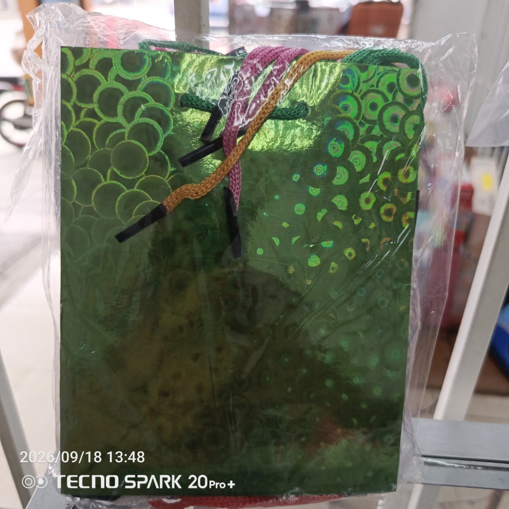 FUNDA DE REGALO BRILLOSA SMALL