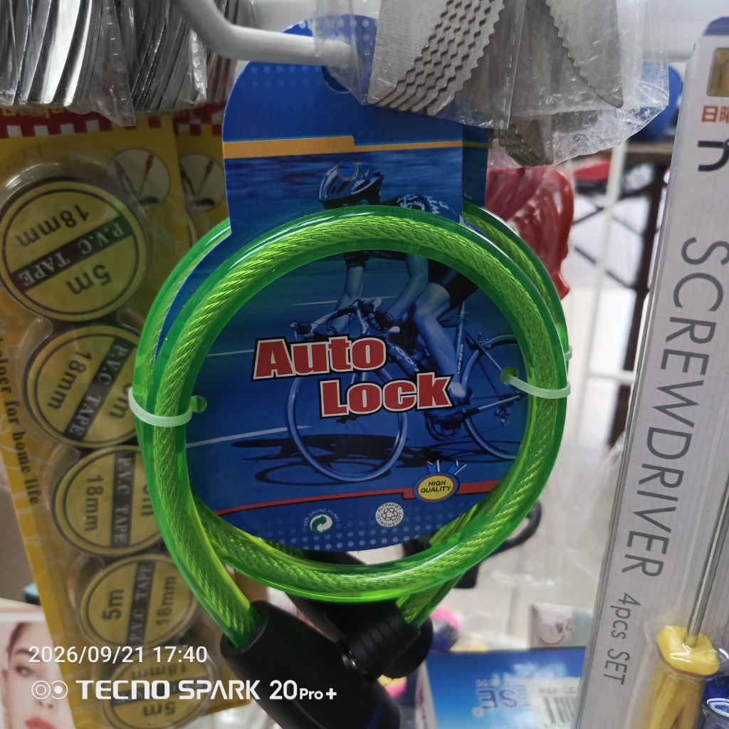 Cerradura de bicicleta