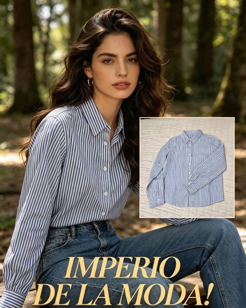 Camisa Casual de Manga Larga para Mujer TODAS LAS TALLAS