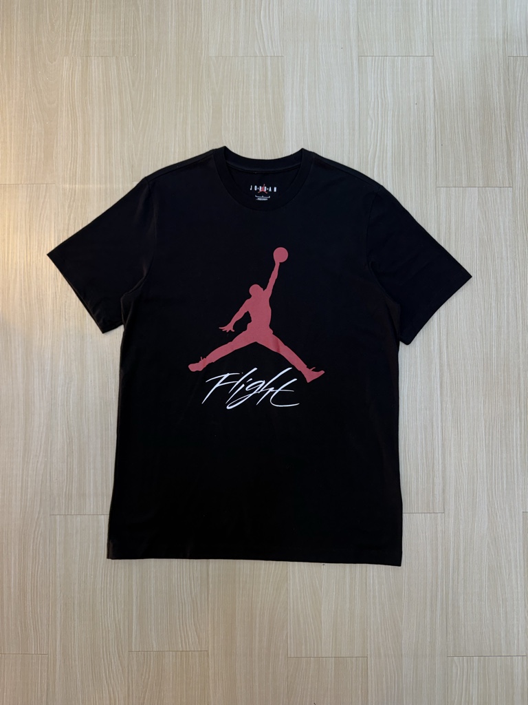 CAMISETA NEGRA JORDAN FLIGHT