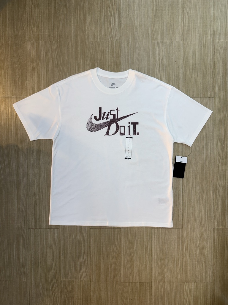 CAMISETA BLANCA JUST DO IT CAFÉ