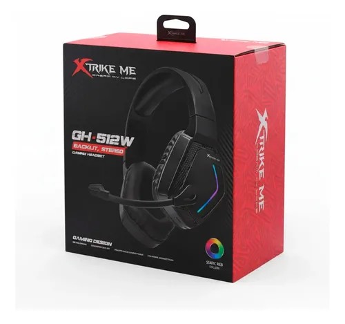 AUDIFONO XTRIKE-ME GH-512 INALAMBRICO NEGRO
