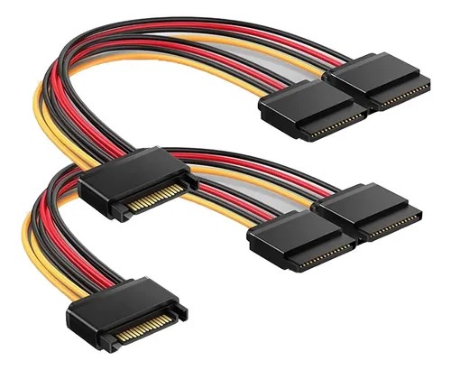 CABLE PODER 1 SATA A 2 SATAS