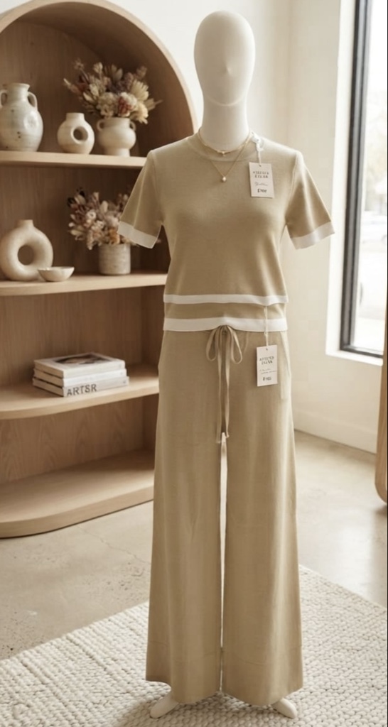 Set mostaza elegante