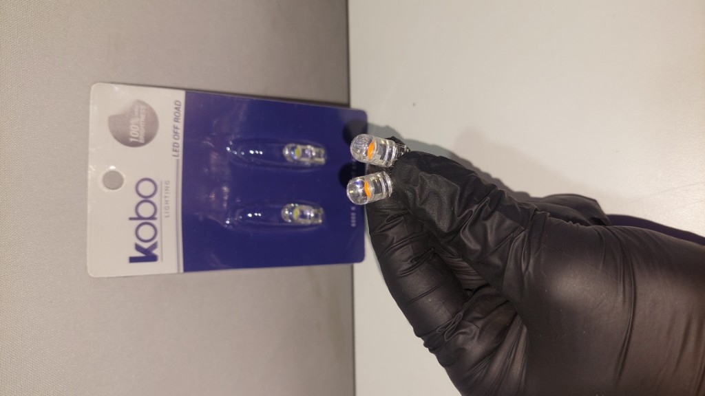 KB - Led T10 ROJO cristal (blister x2) lampara de led Kobo