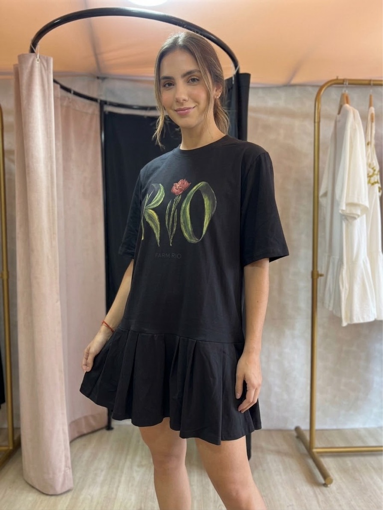 Vestido curto preto Rio