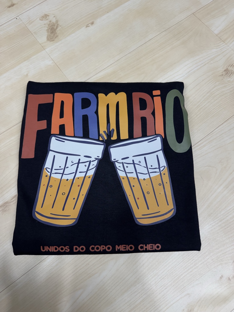 T-shirt copo cerveja