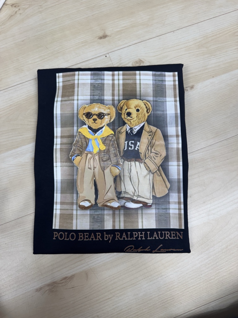 Oversized Polo Bear Ralph Lauren preta