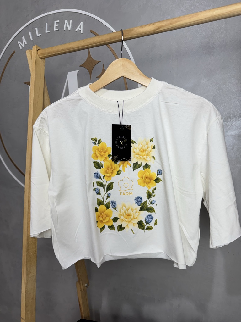 Cropped flores amarelas