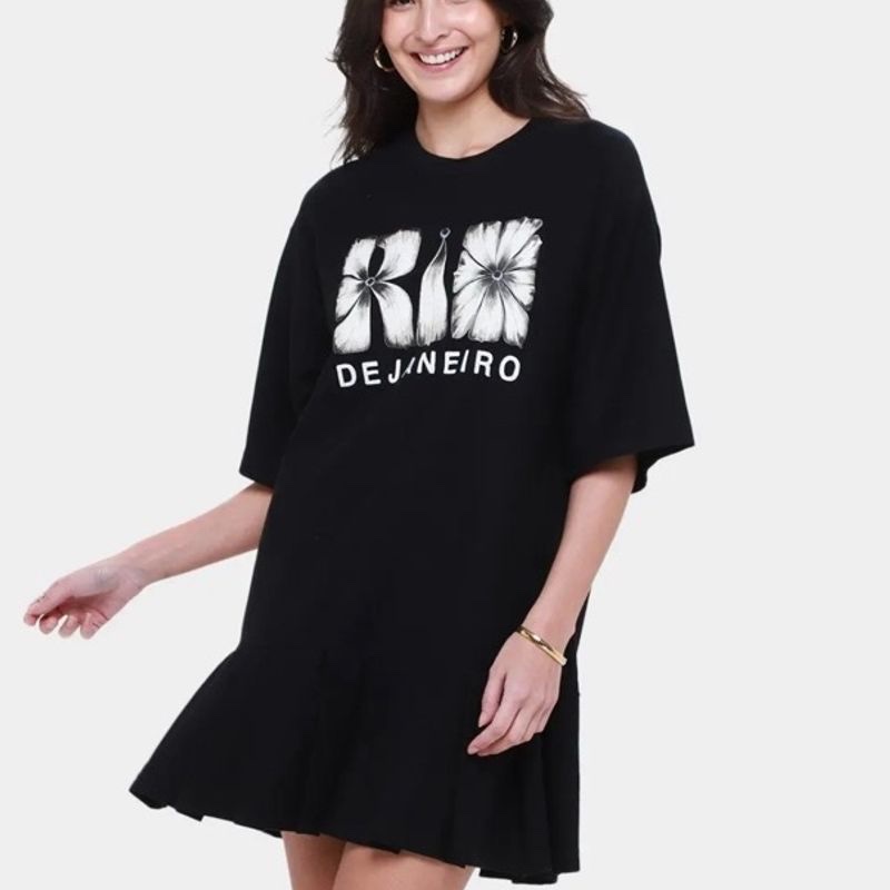 Vestido babado Rio