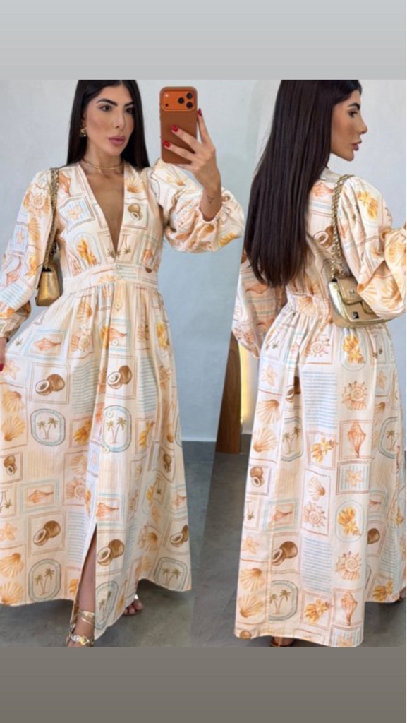 Vestido algodão