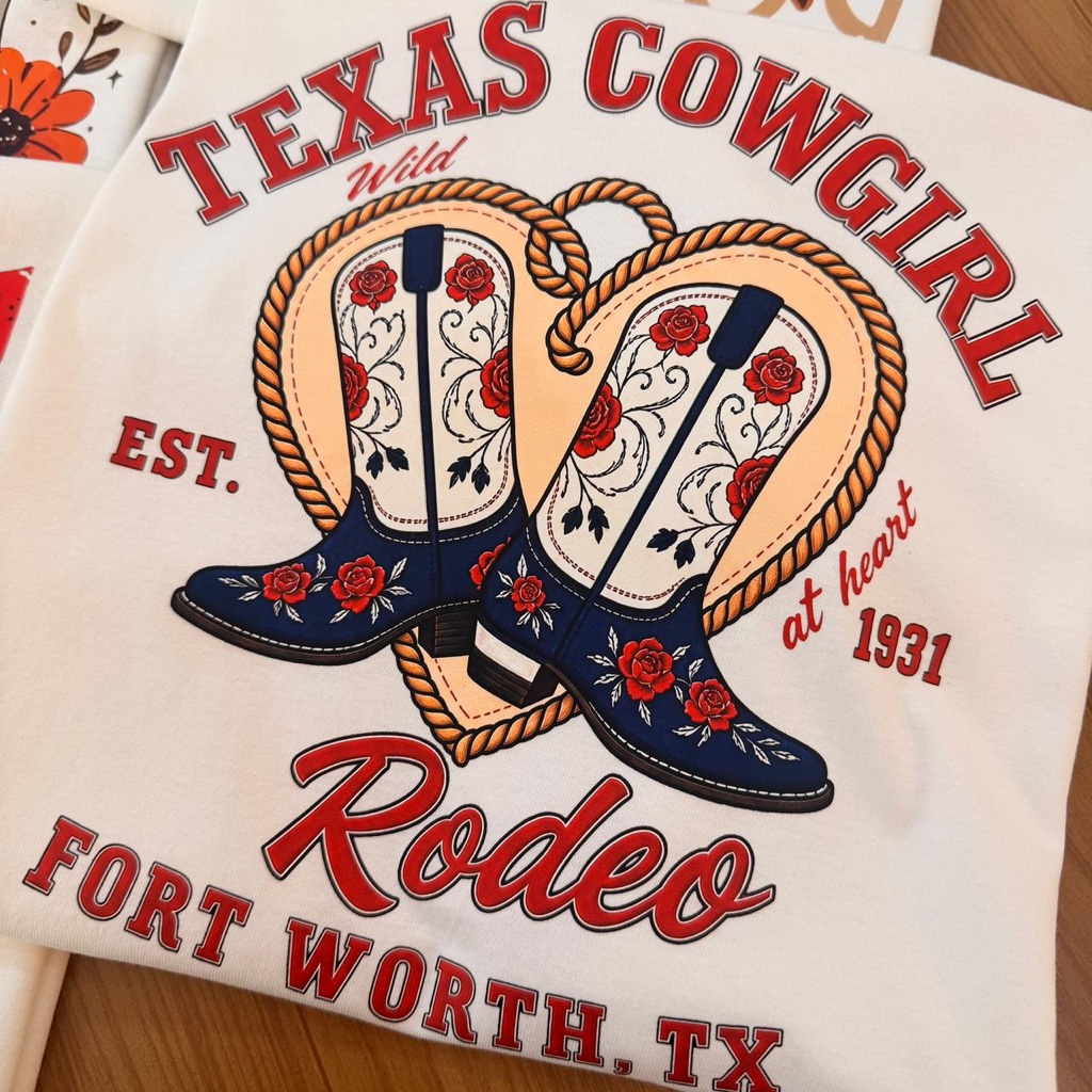 T-shirt Texas Cowgirl