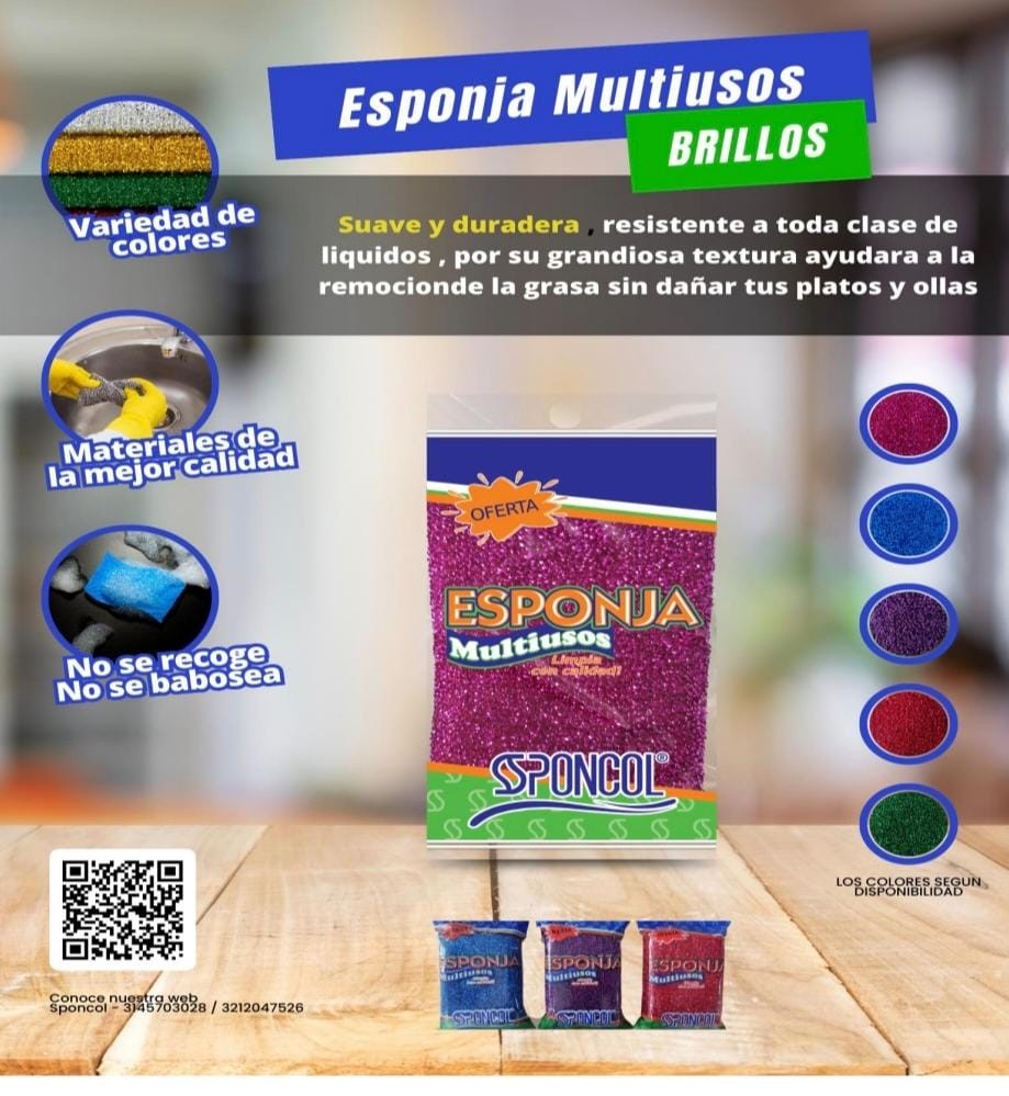 ESPONJA MULTIUSO BRILLO x 36