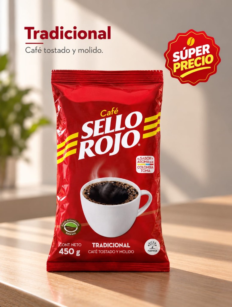 CAFE SELLO ROJO X 425