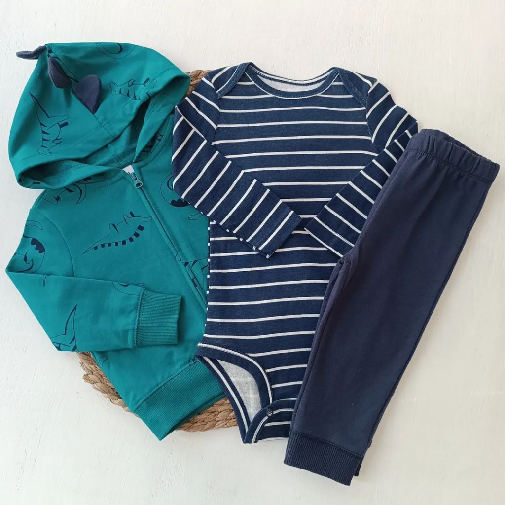 Conjunto turquesa con azul