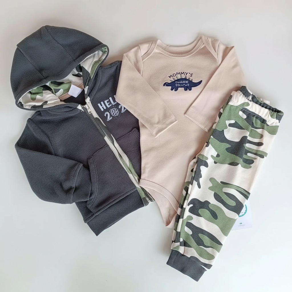 Conjunto micropolar diseño militar