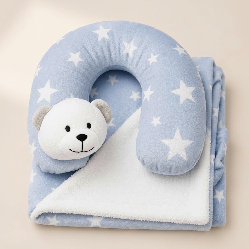 Manta felpudo con almohada