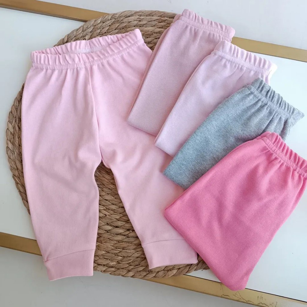 Pack de 5 pantalones lisos