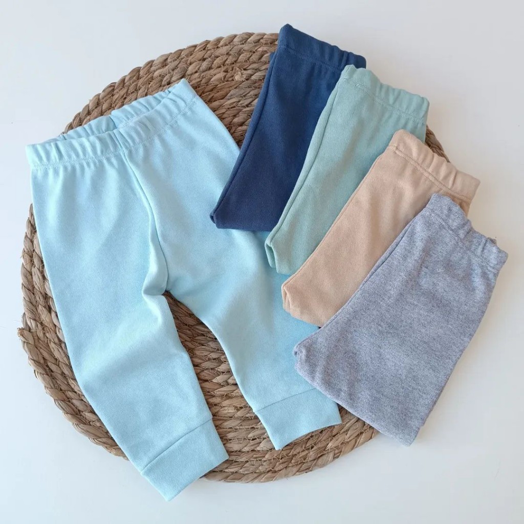 Pack 5 pantalones lisos nene