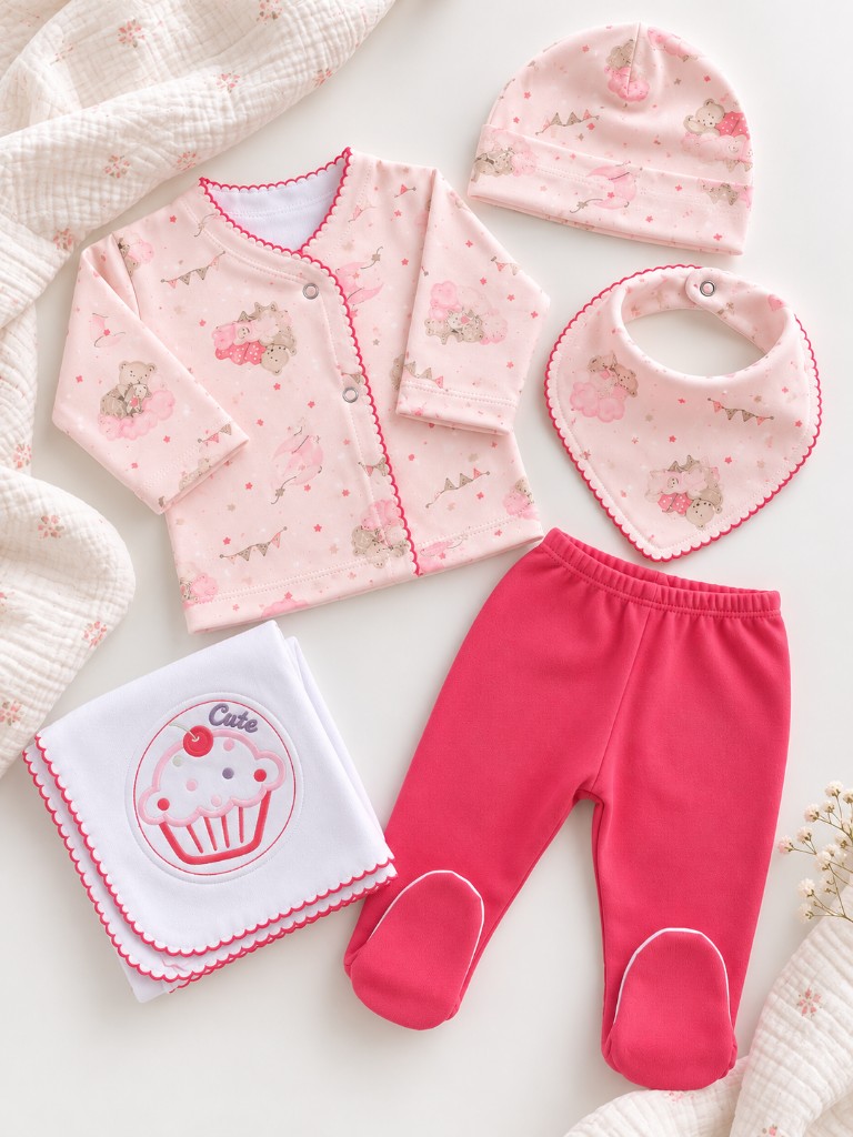 Set de bienvenida fucsia