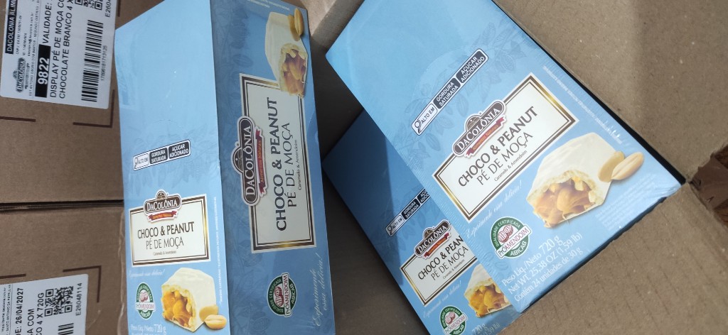 Pé de moça Choco/Branco 24 un 30gr
