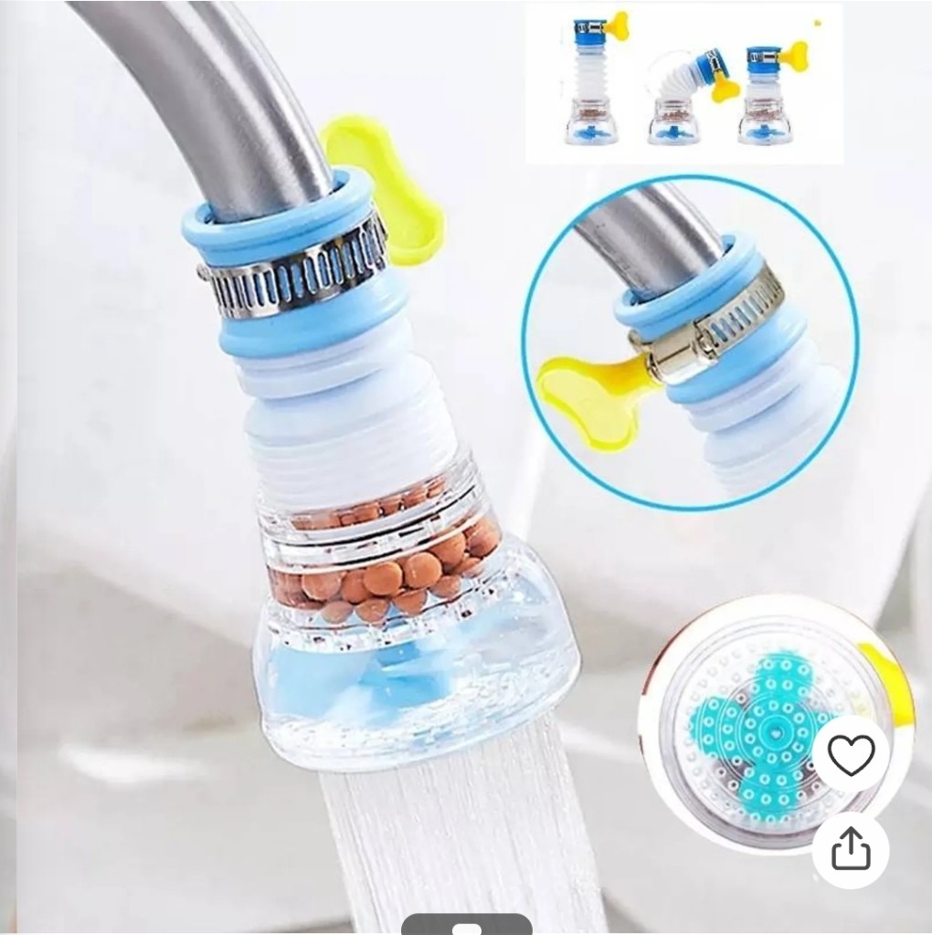 Rompechorro con purificador para agua