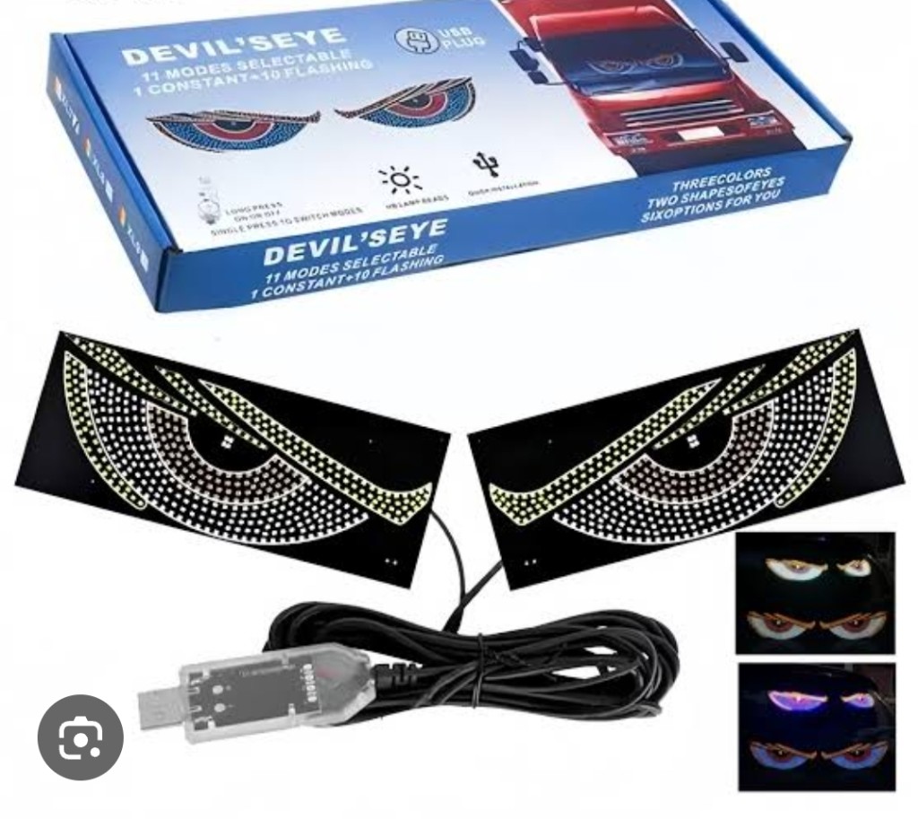 Panel de ojos LED para carro