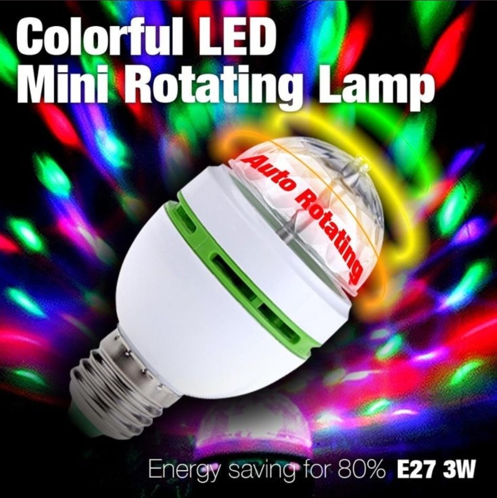 Foco LED giratorio para fiesta 3W