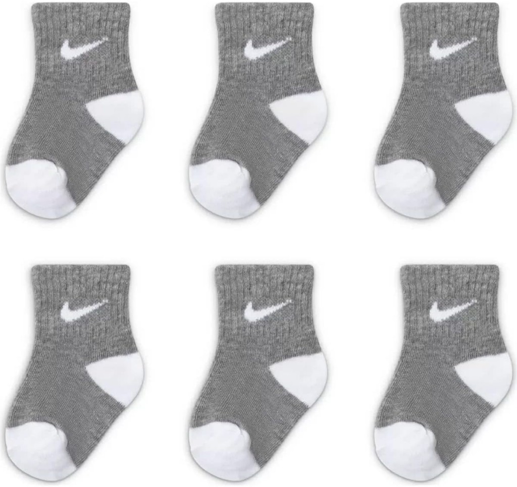 Nike calcetines grises para 6 meses