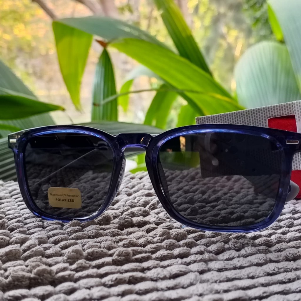 Lentes de sol azules polarizados