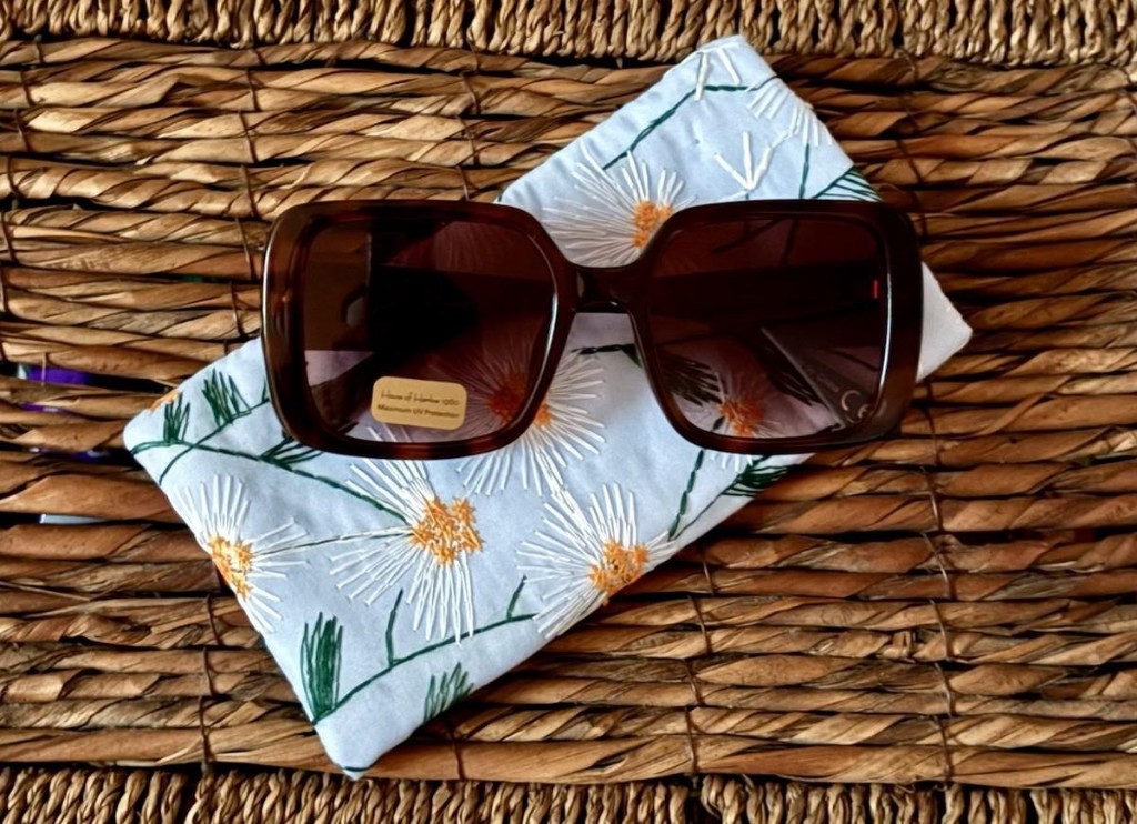 Lentes café grandes
