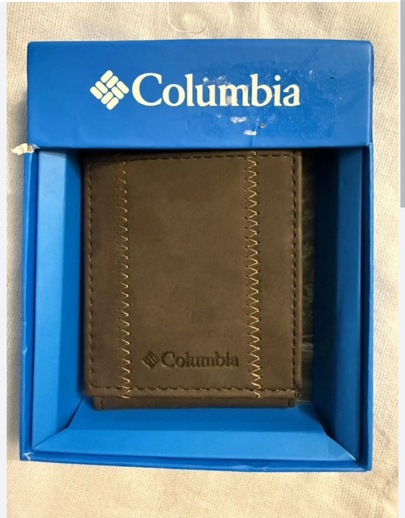 Columbia billetera 1 cafe y 1 negra