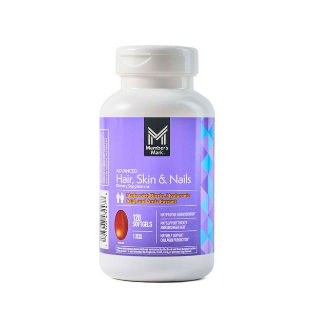 Member's Mark Hair, Skin & Nails 120 softgels