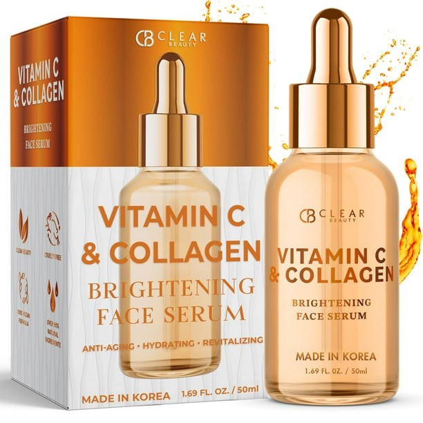 Clear Beauty serum vitamina C y colageno