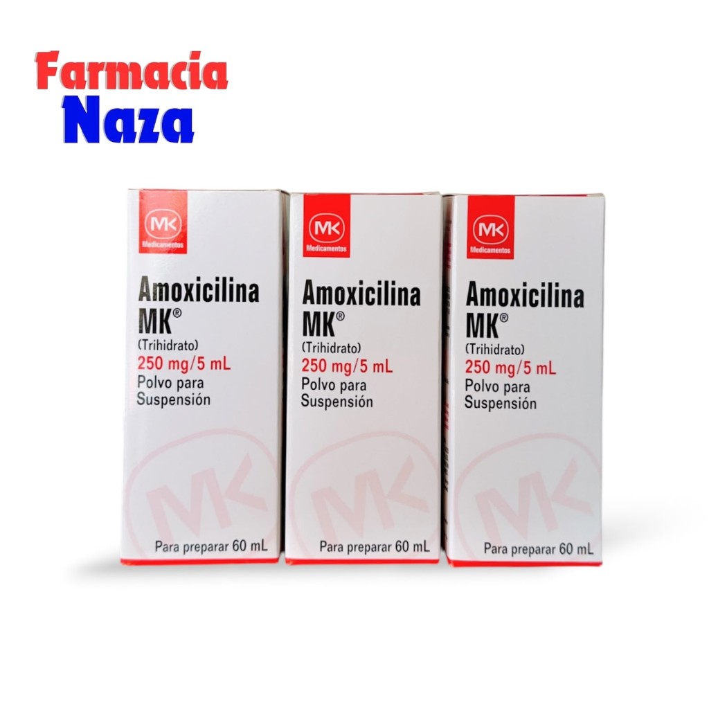 Amoxicilina MK 250mg/5mL
