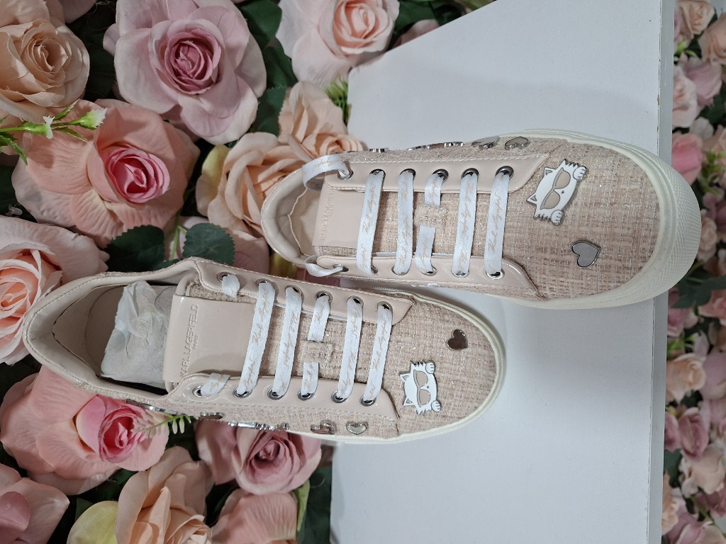 Zapatos Karl Lagerfeld crema