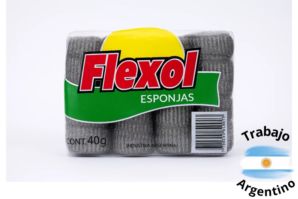Flexol lana de acero 10 rollos
