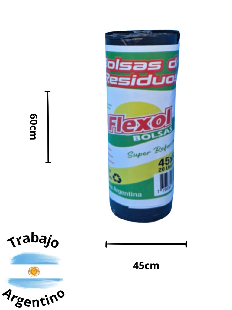 Bolsa Flexol 45x60 20 unidades