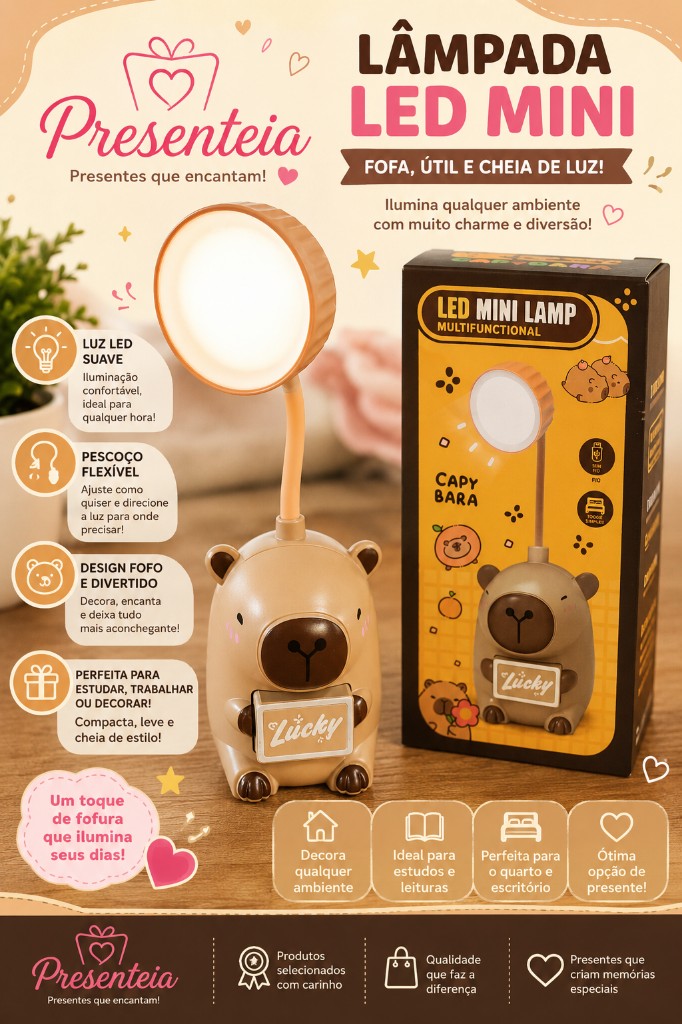 Lâmpada  capivara