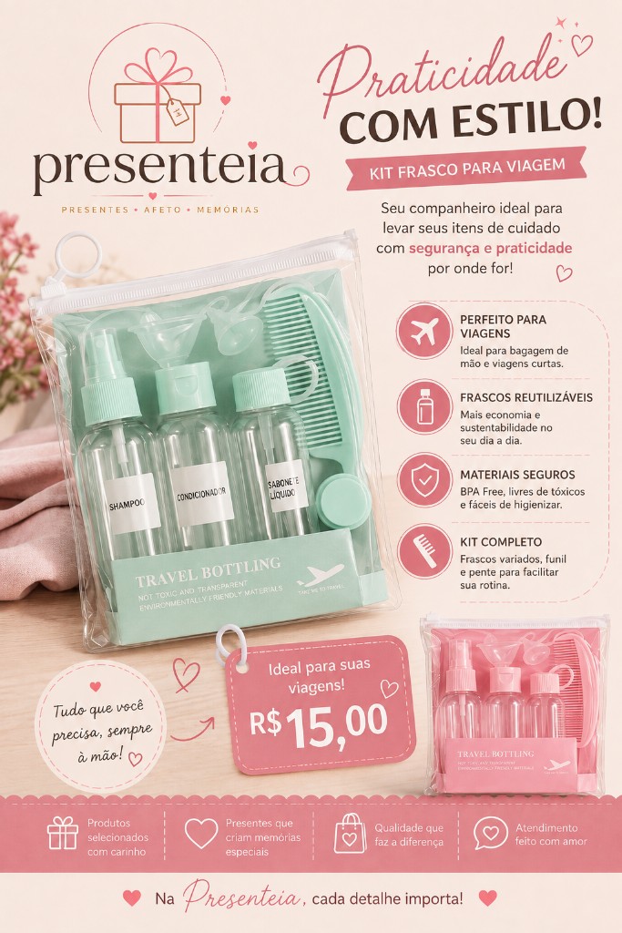 Kit higiene  viagem